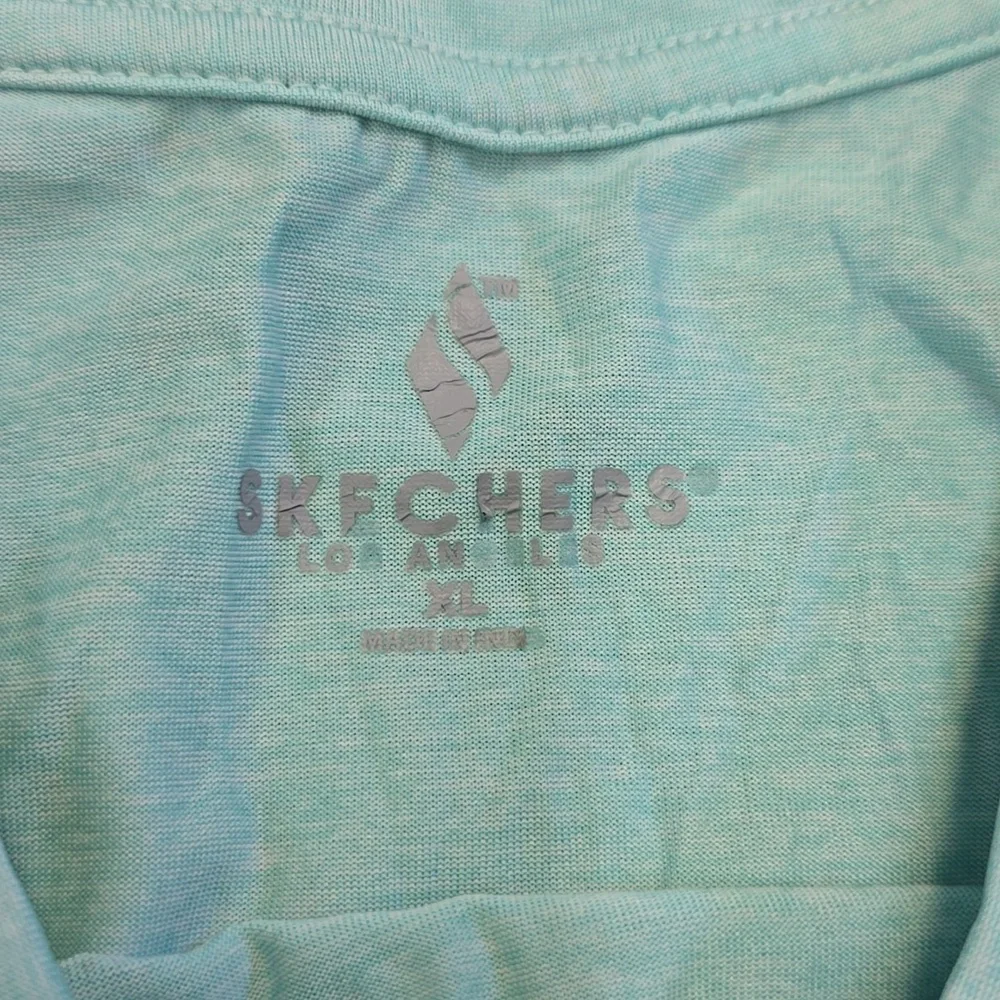 Skechers Aqua T-Shirt with Subtle Logo Size XL - Picture 3 of 4